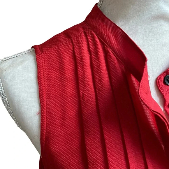 Rag & Bone Silk Two Toned Red Dress Tunic Size 4 - Picture 5 of 16